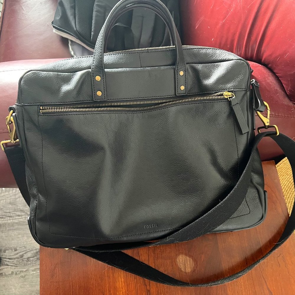 Fossil Haskell Double Zip Workbag - image 1